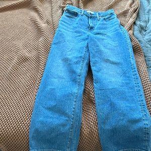 Madewell Perfect Vintage Wide Leg Crop Jeans